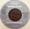 7inch Record AMBELIQUE  Bluer Than Blues CRT802 Charm UK Reggae Ska  Dub Used