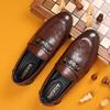 Высококачественная мужская формальная обувь кожаная роскошная для вечеринок свиданий свадьбы мужская обувь коричневые оксфорды деловая обувь мужские лоферы