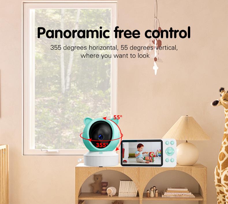 Tuya 5" WiFi Baby Monitor with Voice Intercom