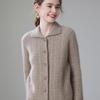 Women's Thickened Cashmere Lapel Cardigan Sweater
