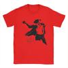 Fun Retro Michael Jackson TShirts for Unisex Round Collar Pure Cotton T Shirts Short Sleeve Tees Plus Size Tops