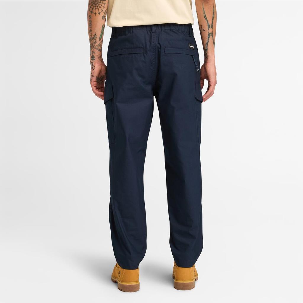 Timberland Sports Lifestyle Series Casual Breathable Solid Color Straight Leg Multi Pocket Outdoor Work Pants Men Pants Navy-Blue A6Y8A-433