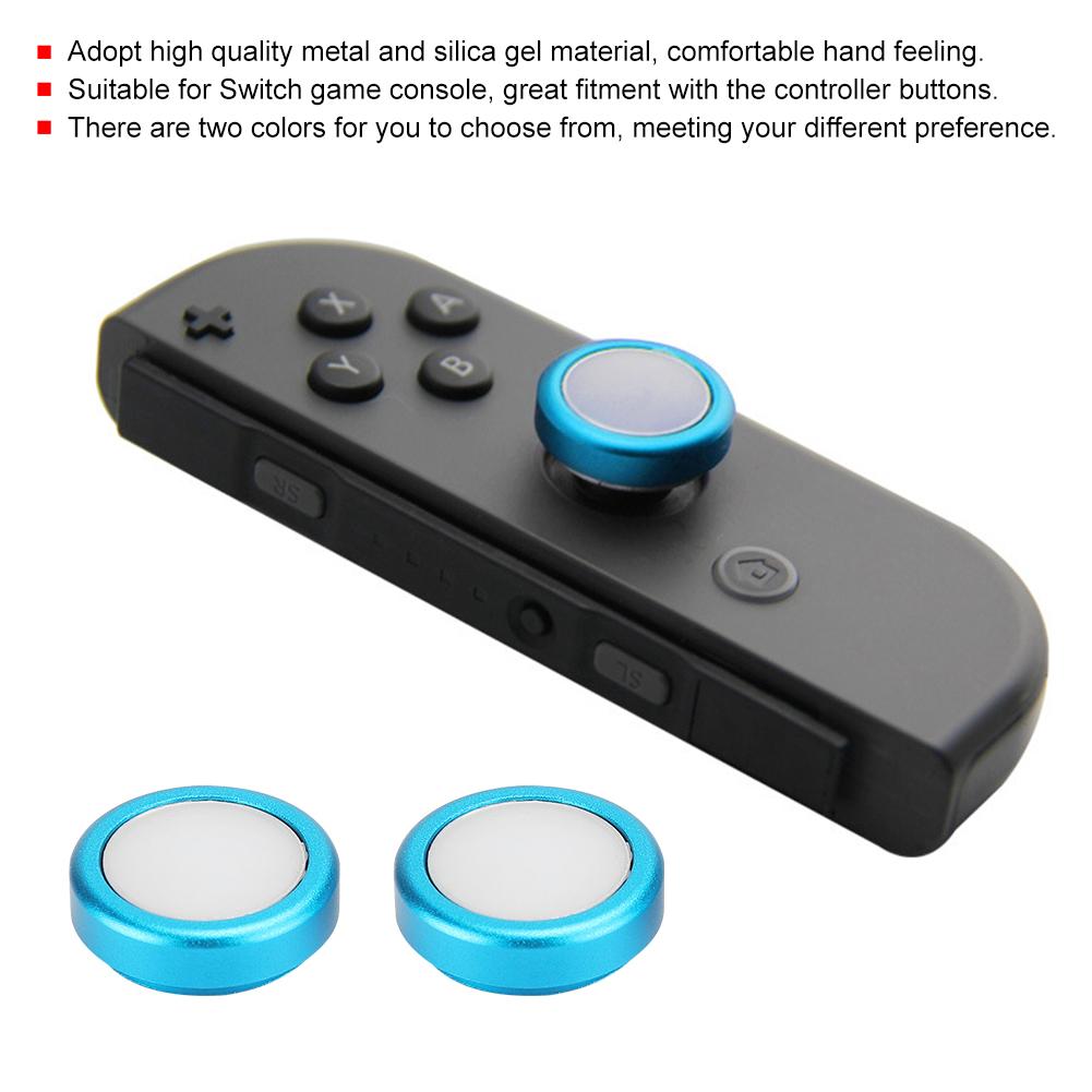 2PCS Silicone Gel Button   Protective Cover for   Game Controller Joystick