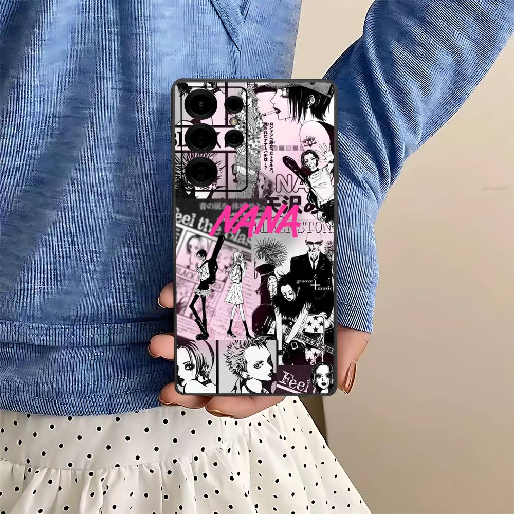 Anime Cool Nana Osaki Phone Case For Samsung S 24 fe 25 Ultra plus 20 lite 21 30 22 23 24 22 Ultra 5G Fundas