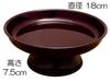 6-inch Offering Table, Tame Color, Yamanaka Lacquerware, Set of Three Kinds of Fruit Offerings