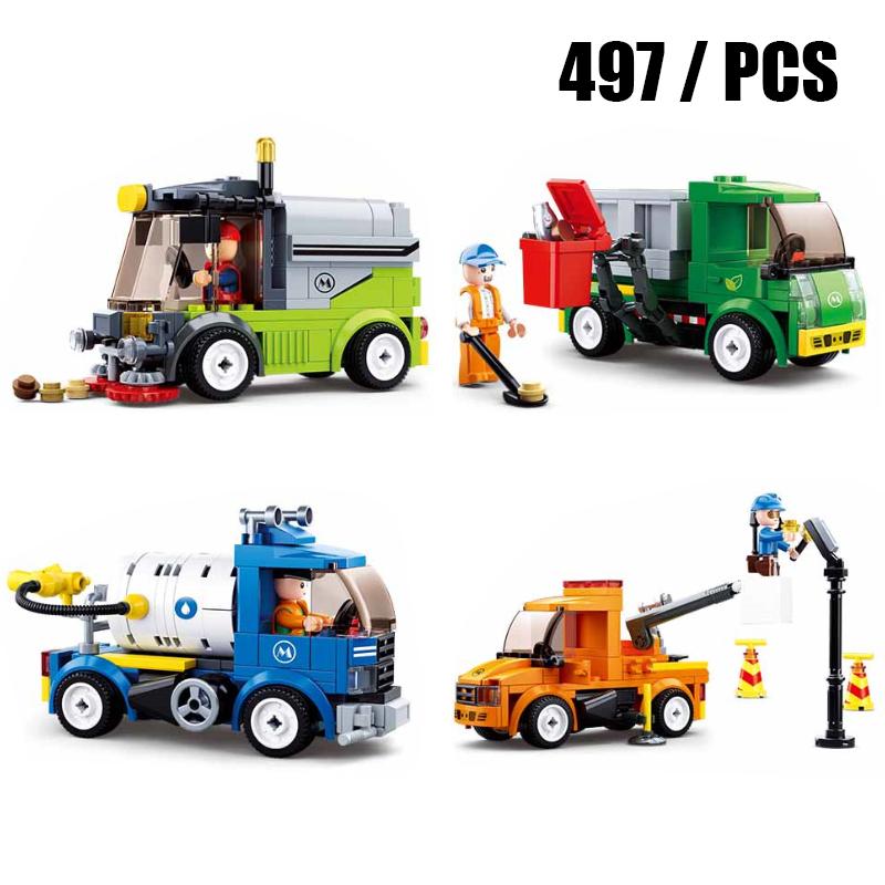2022 City Speed Formula Transporter Bricks Big Cargo Truck Blocks Building Car Figures Set Vehicle Model Childrens Toys