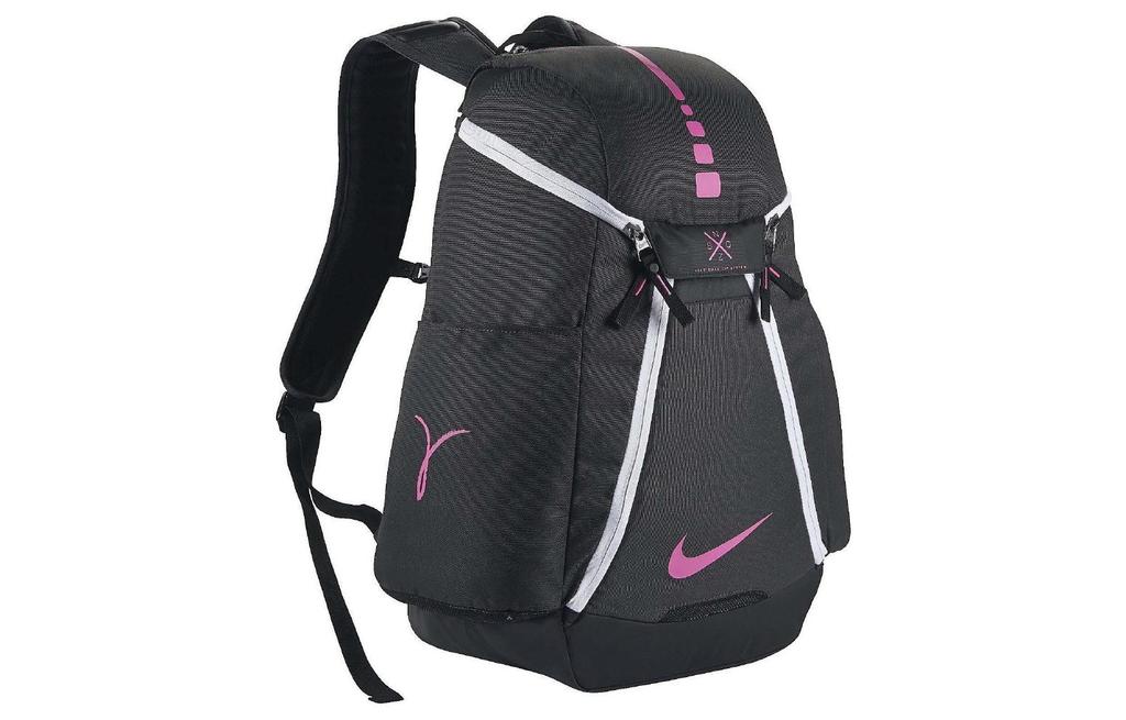 Nike Polyester Basketball Bag Backpack Unisex Black Pink BA5259-061
