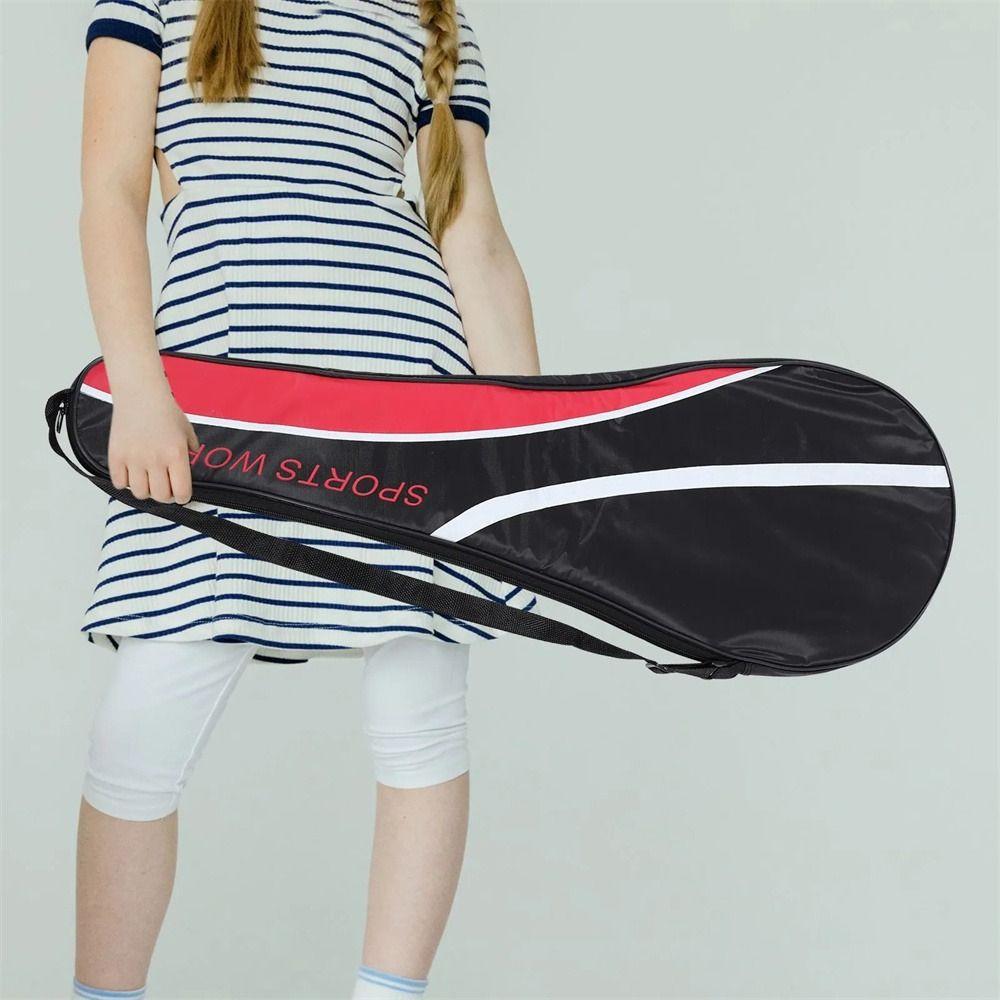 Adjustable Strap Shuttlecock Bag Oxford Cloth Badminton Racket Bag   Outdoor Sports