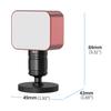 Compact Rechargeable Fill Light with Adjustable Brightness for Mobile Live Streaming and Selfies