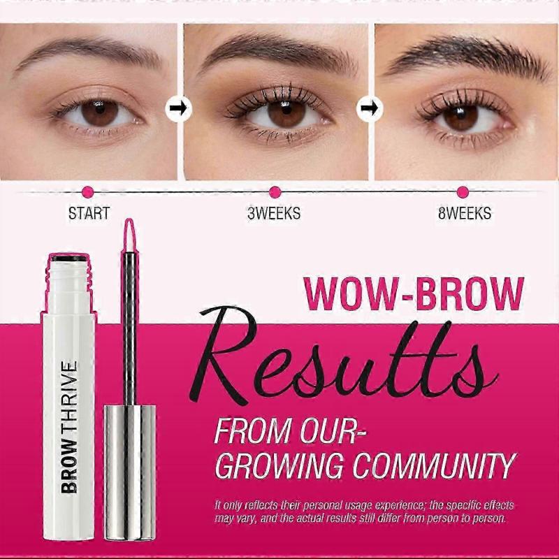 Augenbrauen Verdicker & Verlängerer - Augenbrauen-Enhancer für vollere, definierte Brauen - Parabenfrei - Pflegende & Volumisierende Formel - Einfach anzuwenden