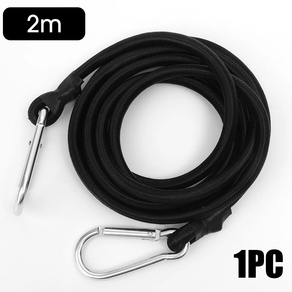 50/100/200CM Stretch Bundle Strap Elastic Bungee Cords with Hooks Lightweight Bikes Rope Tie Car Luggage Roof Rack Strap Hooks