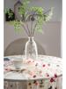 Imanqiyun Colorful Embroidered Floral Lace Tablecloth and Photography Backdrop.