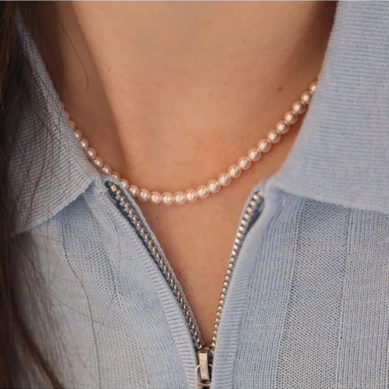 Dana Burton [Magnet One-Touch] Joy Perlenkette_4mm Perle