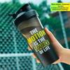 Portable Shaker Bottle With Measurement Markings Ideal Gift for Fitness Lovers Protein Meal Replacement