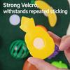 Baby Felt Board Play Food Toys Wall Sticker Fruits Vegetables Pretend Play Kitchen Games Fine Motor Skills Early Educational Toy