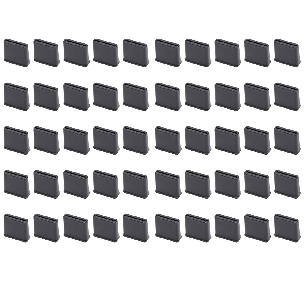 50PCS Folding Drip Tape Row Ends Plastic Drip Tape End Closure Connectors for 5 8 Inch Drip Tape Irrigation System