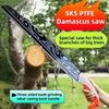 Damascus Cutting Saw, Hand Saw Garden, Logging Outdoor Saw, Tree Magic Tool, Pruning Saw, Quick Sharpness, Garden Trimming, Fruit Tree