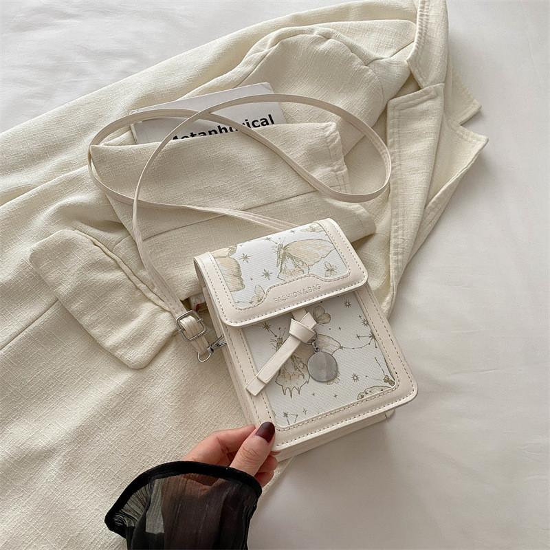 Trendy Small Square Bag For Women Stylish Pu Shoulder Crossbody Handbag In Silver White Pink