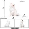 Solid Orange Persian, Ragdoll, Somali, and Blue Short-haired Cat Simulation Models