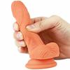 Adult Female Fake Penis Masturbation Stick Double Layer Liquid Silicone Soft Penis