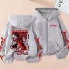Game Devil May Cry Dante Graphic Zipper Hoodie Men Vintage Gothic Rock Oversized Zip Up Jacket Unisex Fashion Cosplay Streetwear