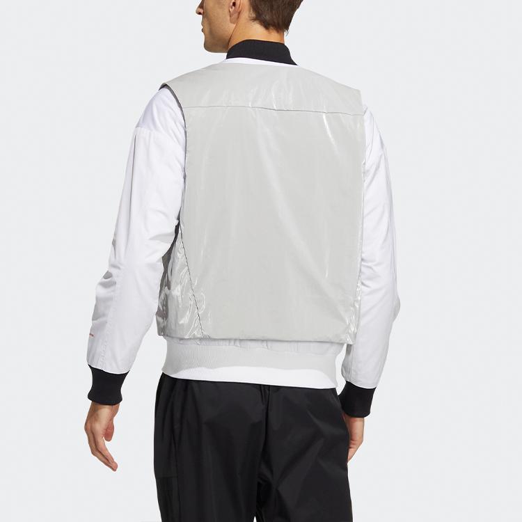 Adidas X Transformers Spring Edition Detachable Two-Piece Jacket With Stand Collar Unisex Outerwear Gray HM7467