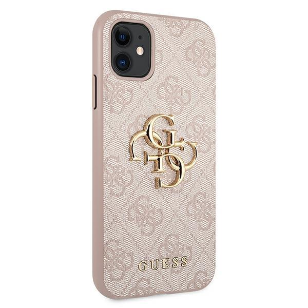 Guess Guhcn614Gmgpi Iphone 11 6,1/ Xr Różowy/Pink Hardcase 4G Big Metal Logo