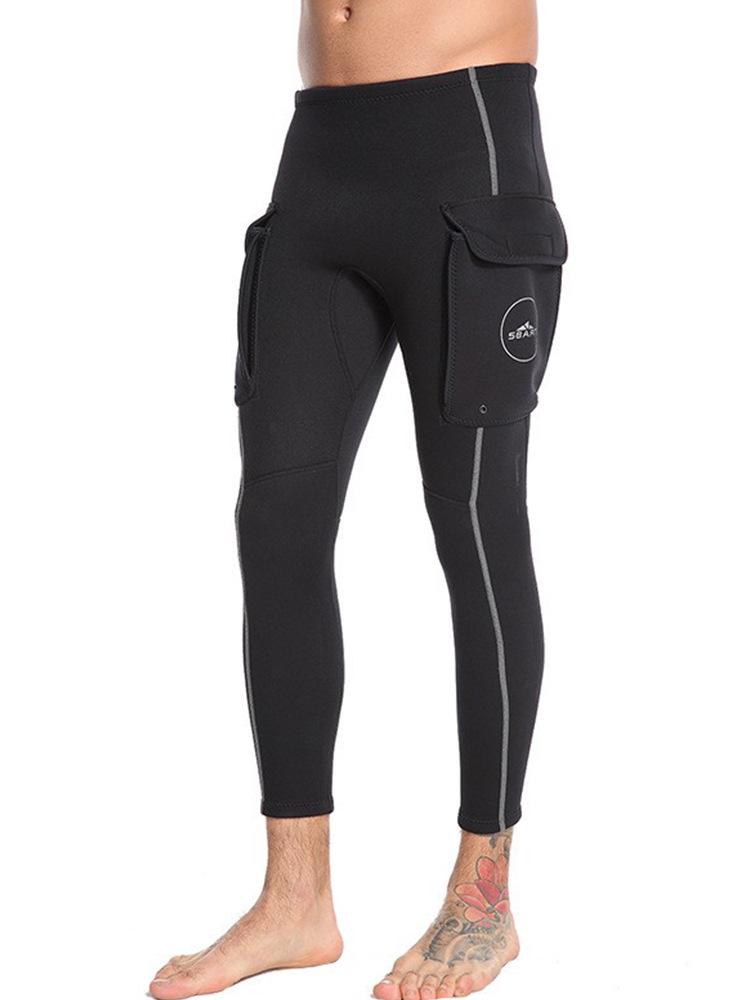 Sharkbat Men's 3MM Cold-Proof Diving Pants - Sun Protection, Warmth, and Snorkeling Comfort