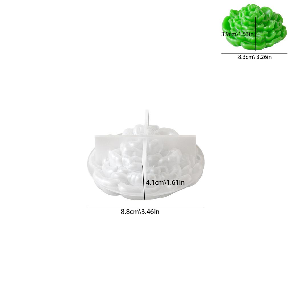 Candle Cup Mold Flexible Flower Mold Decorative Mold Silicone For Gift Making Diy Crafts Candle Making
