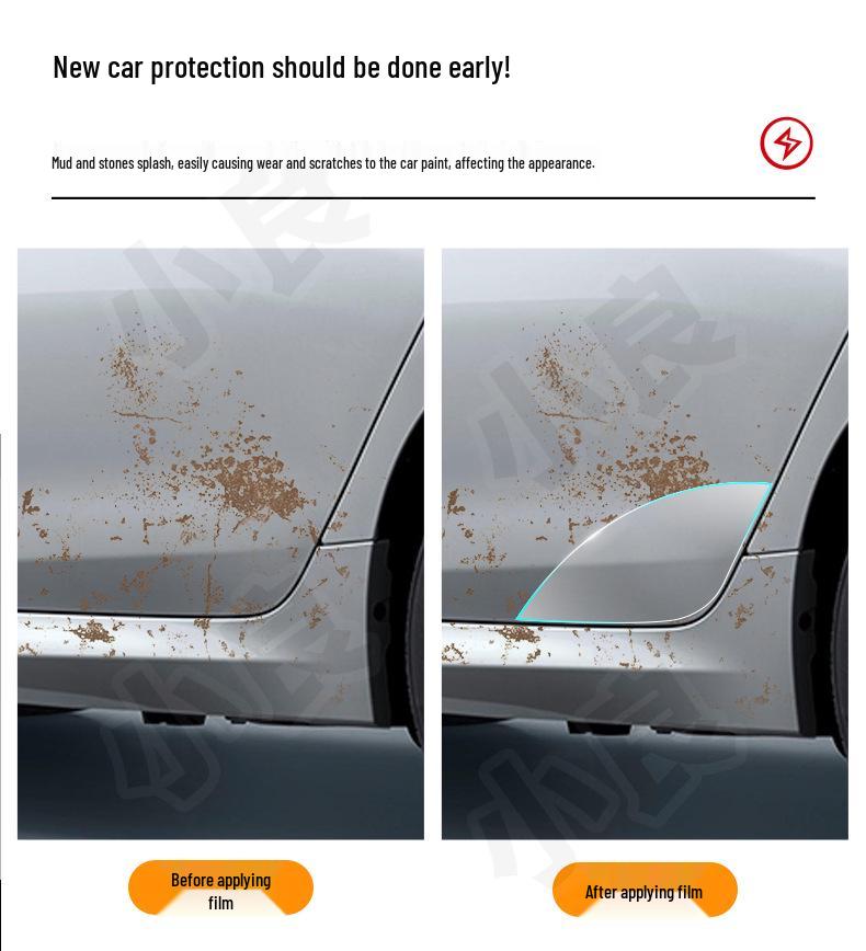 Xpeng P7 Door Triangle TPU Anti-Scratch Paint Protection Film