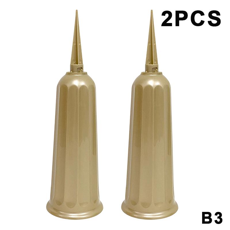 1/2 Stück Friedhofsvase mit Spikes Kunststoff Blumenvase Halter für Grabstein Friedhof Boden Außen Blumenmarkierer Dekorationen