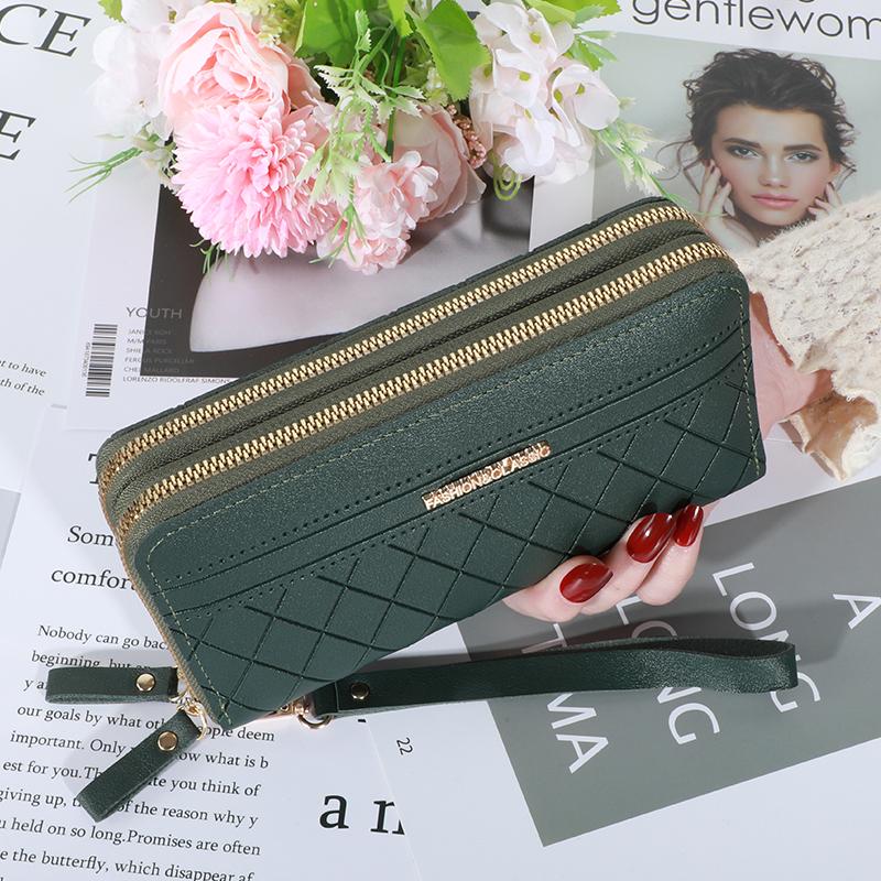 Long Women's Wallet Female Purses Tassel Coin Purse Card Holder Wallets Female PU Leather Clutch