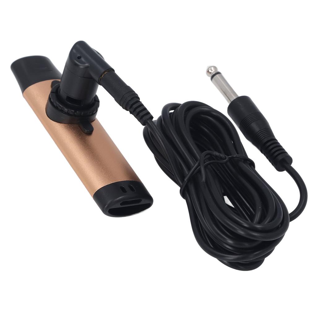 Electric Metal Kazoo with Pickup Professional Kazoo Musical Instrument for Accompaniment