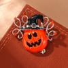 Halloween Pumpkin Head Accessories Holiday Celebration Dark Wizard Brooch