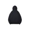 Li Ning Football Series Solid Color Loose Sports Hooded Zip Jacket Sweatshirt Men jackets Black AWDS421-1