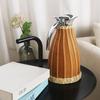 Handwoven European Style 2L Rattan Stainless Steel Vacuum Insulated Flask