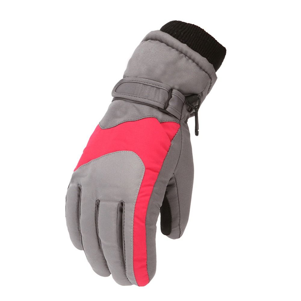 Snowboarding Windproof Sports Riding Gloves Long-sleeved Mittens Thick Warm Children Ski Gloves
