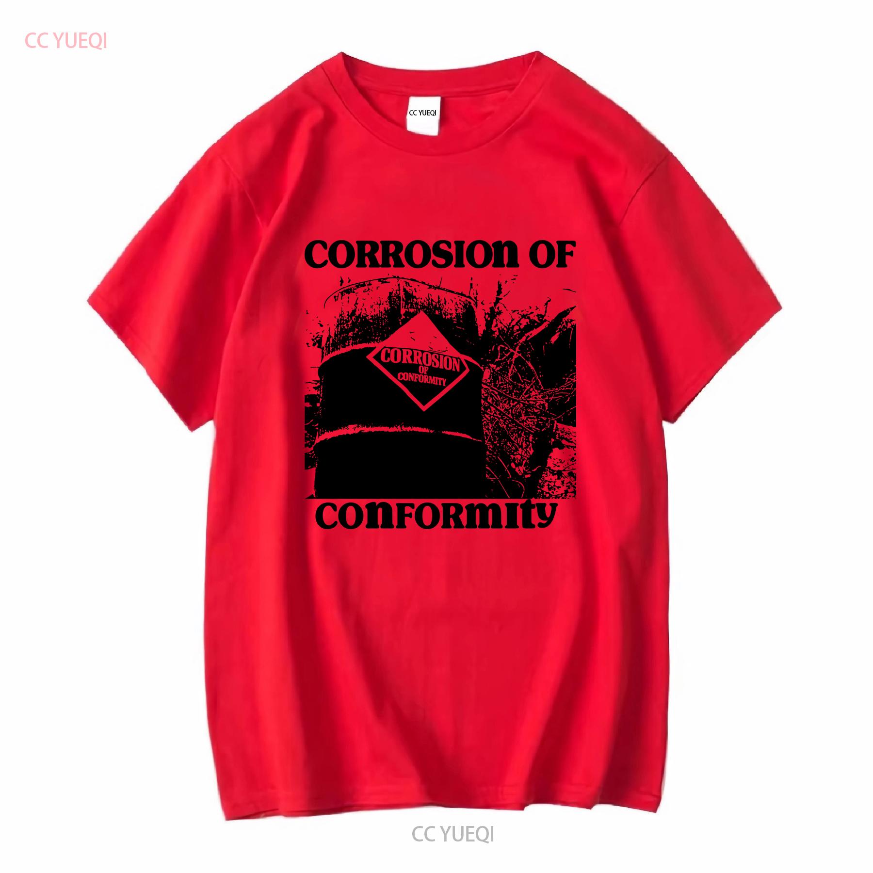 Corrosion Of Conformity Vintage T Shirt 1987 Technocracy Tour Crossover Thrash long or short sleeves vintage Washed Unisex S