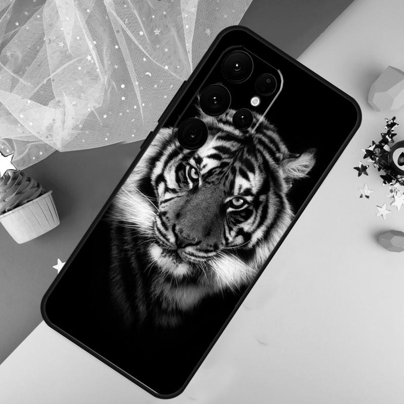 Leopard Tiger Löwe Tier Handyhülle Für Samsung Galaxy S26 S25 S24 S21 S20 S22 S23 Ultra S10 Plus S25 FE Hülle Coque