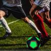 Glowing Soccer Football for Night Game, Size 4/5 Glowing in Dark Football for Adults and Youth Sports Light Up Football