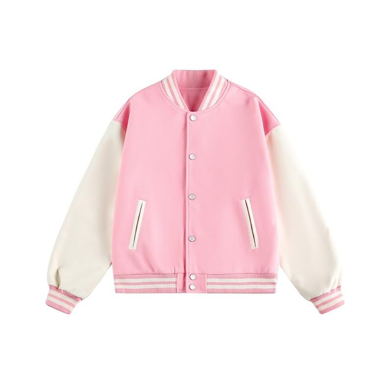 Unisex vintage beisbola jaka, lielizmēra kokvilnas