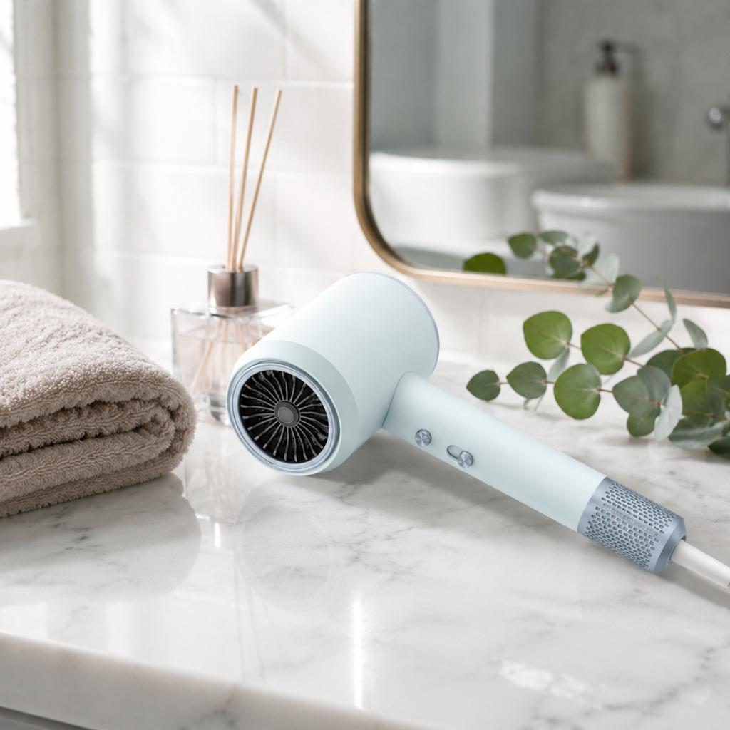 2200W High Hair Dryer with Intelligent Constant Temperature, Low Noise and Salon-Strength Airflow for Home Use
