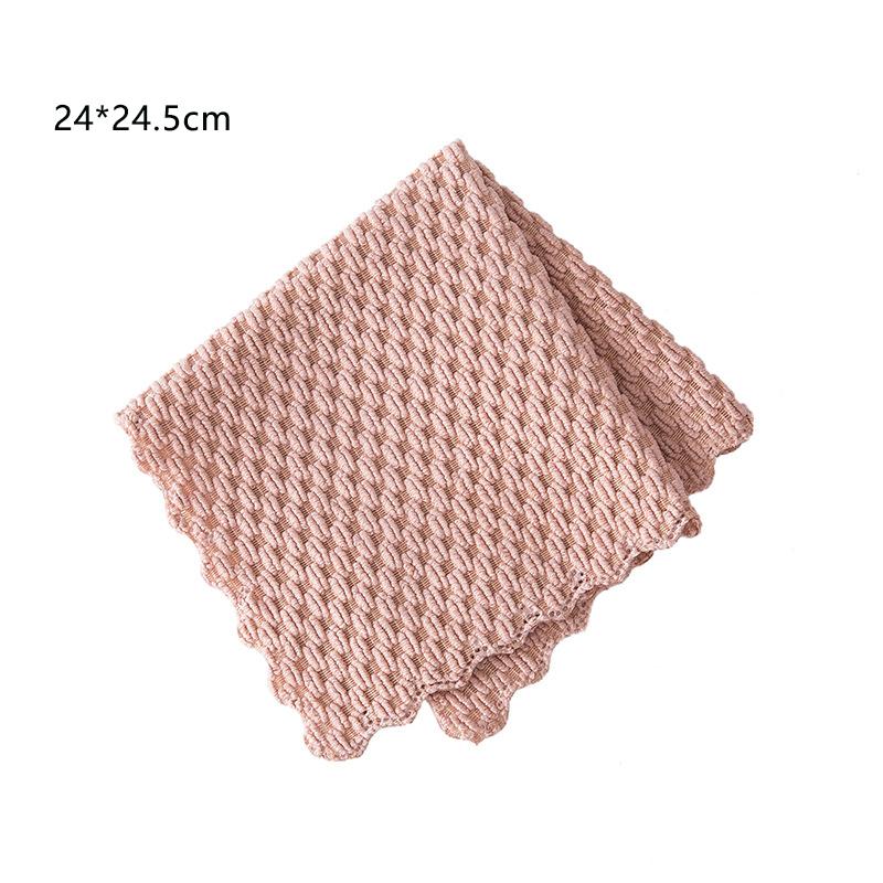 1Pcs Kitchen Supplies Cleaning Towel Super Absorbent Multifunction Wiping Rag  Cloth Polyester/Nylon Anti-grease kitchen