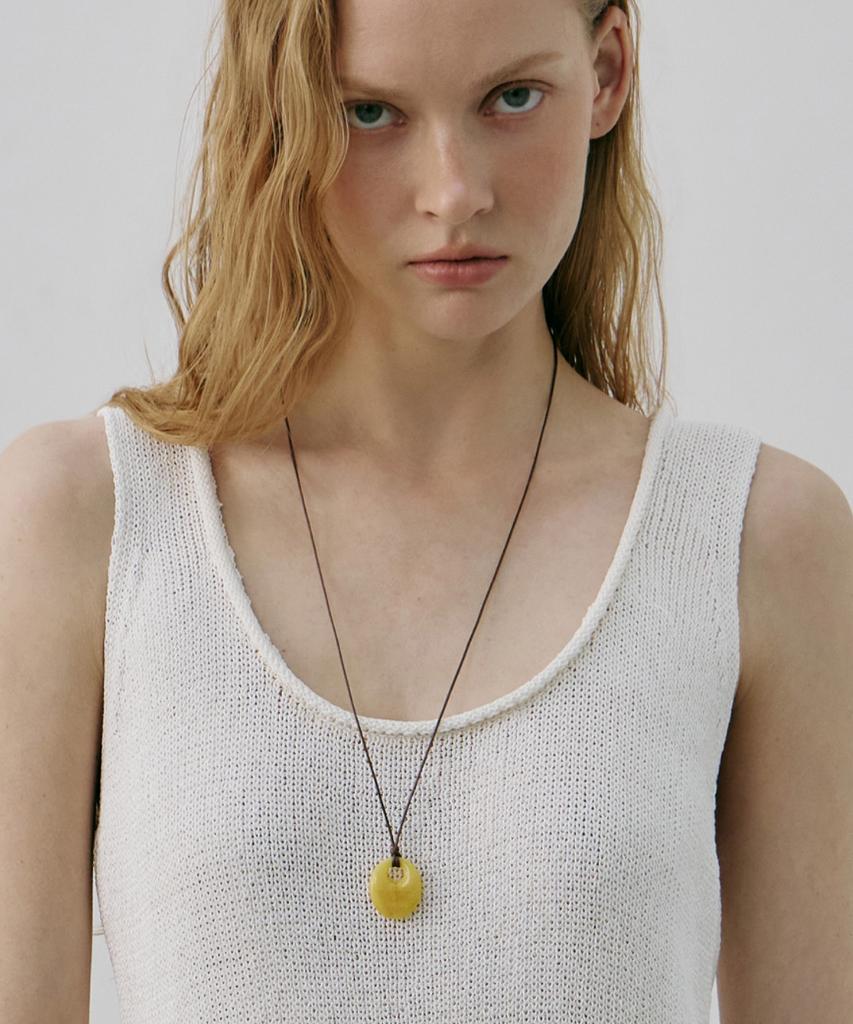 Byhyeres Amulet Nudie Yellow Necklace Bh7N66797Ws800