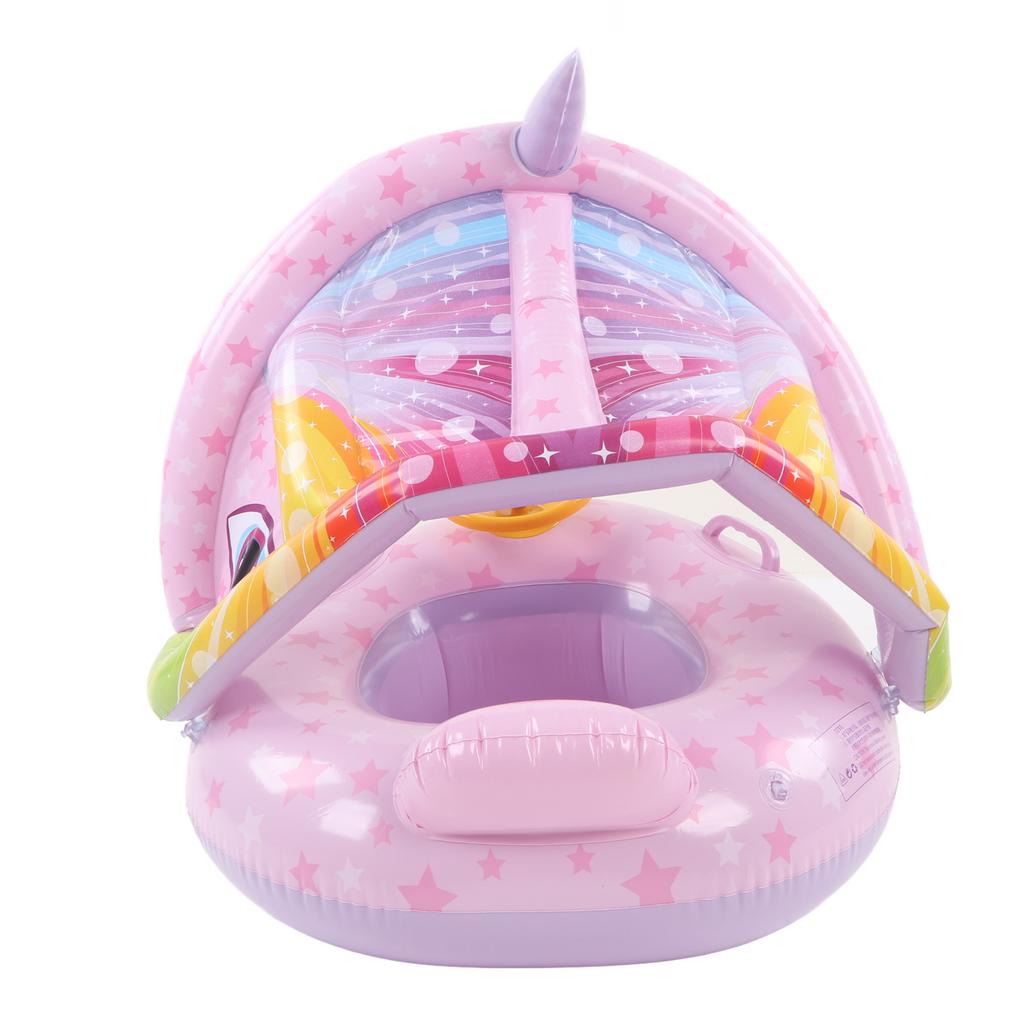 Aufblasbarer Babyschwimmring Cartoon-Form Doppelgriff Aufblasbarer Babyschwimmring für Kleinkinder Kinder