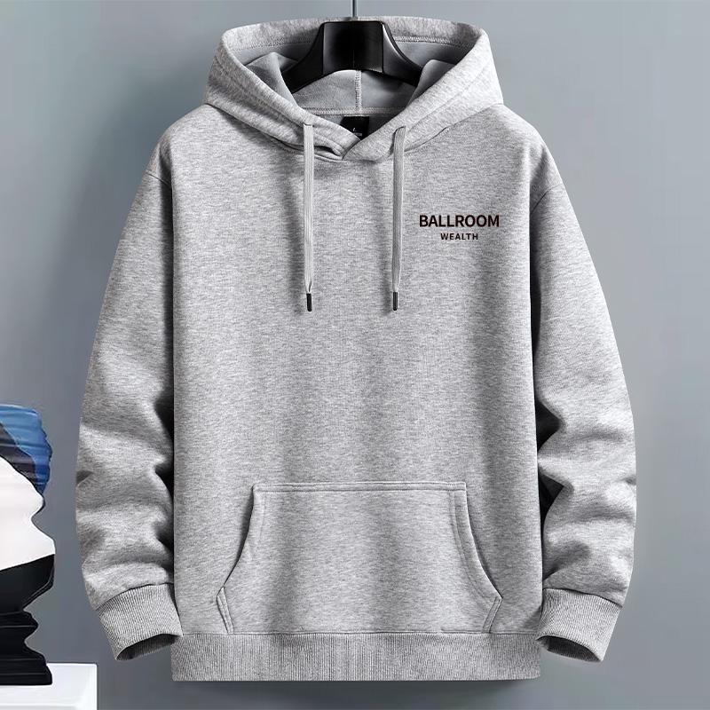 

Men s Plus Velvet Thickened Hooded Sweatshirt - Genuine Woodpecker Youth Hoodie for Spring & Autumn 3XL for 165-180 kg