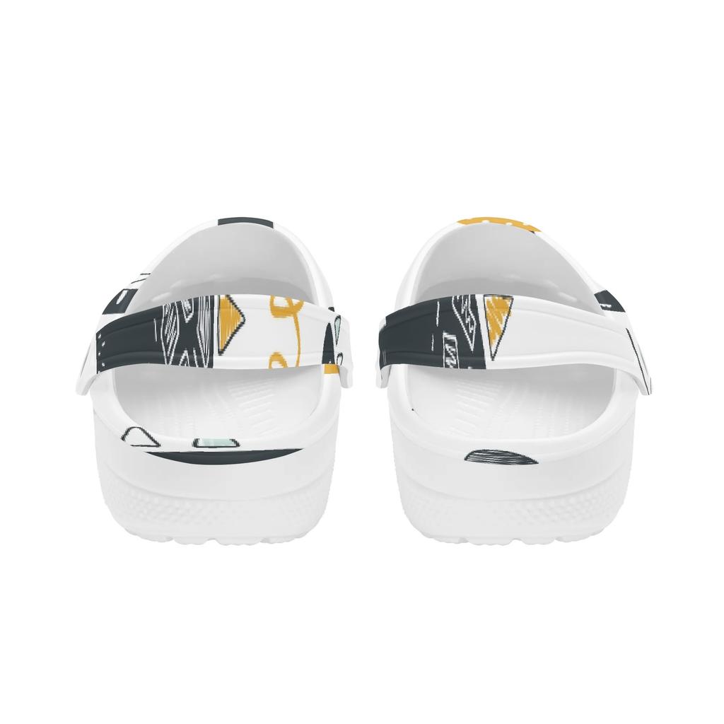 Casual Printed EVA Clogs Women Men Ventilated Lightweight Slip On Casual Shoes Soft Sole Summer Sandals Daily Leisure Wear