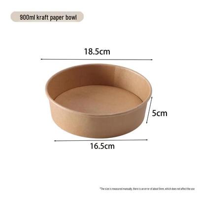 Disposable Kraft Paper Food Bowl