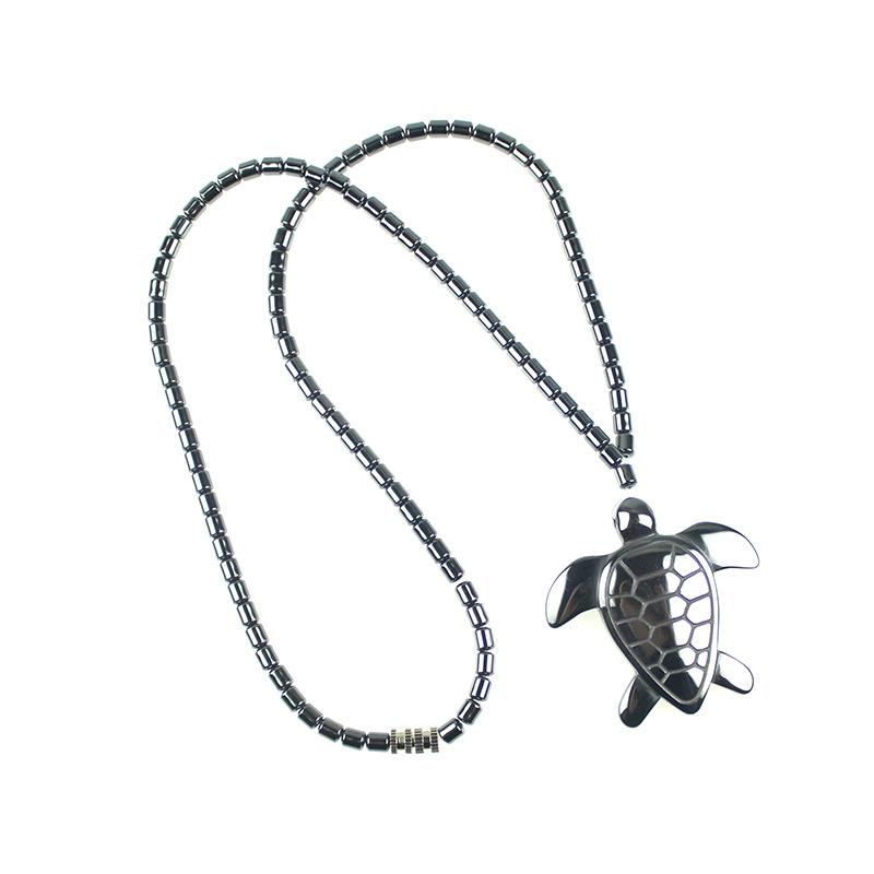 Vintage Bold Handmade Beaded Non-Magnetic Women s Necklace with Pendant