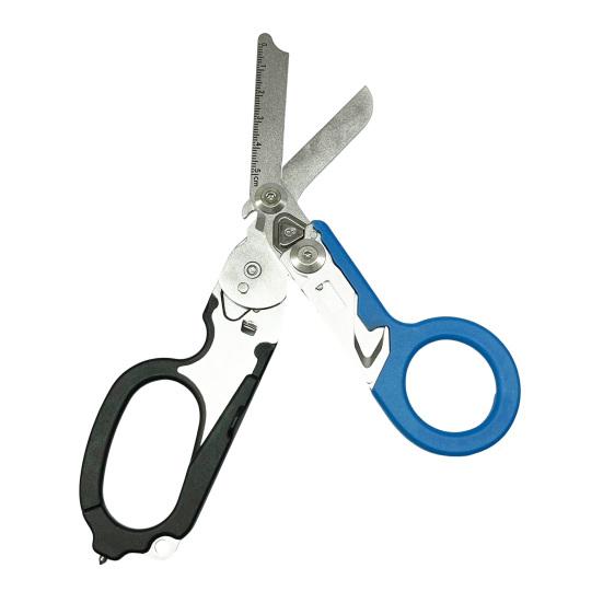 Notfallschere Taschenfaltbare Schere Kompaktes Design Tragbar Multifunktional Traumaschere